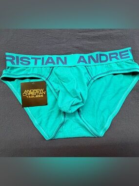 Andrew Christian Teal Briefs